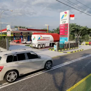 Desain SPBU Pertamina