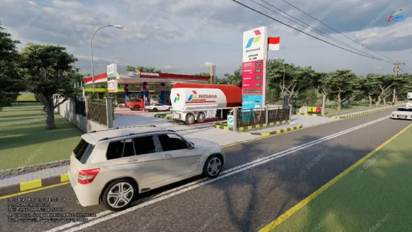 Desain SPBU Pertamina