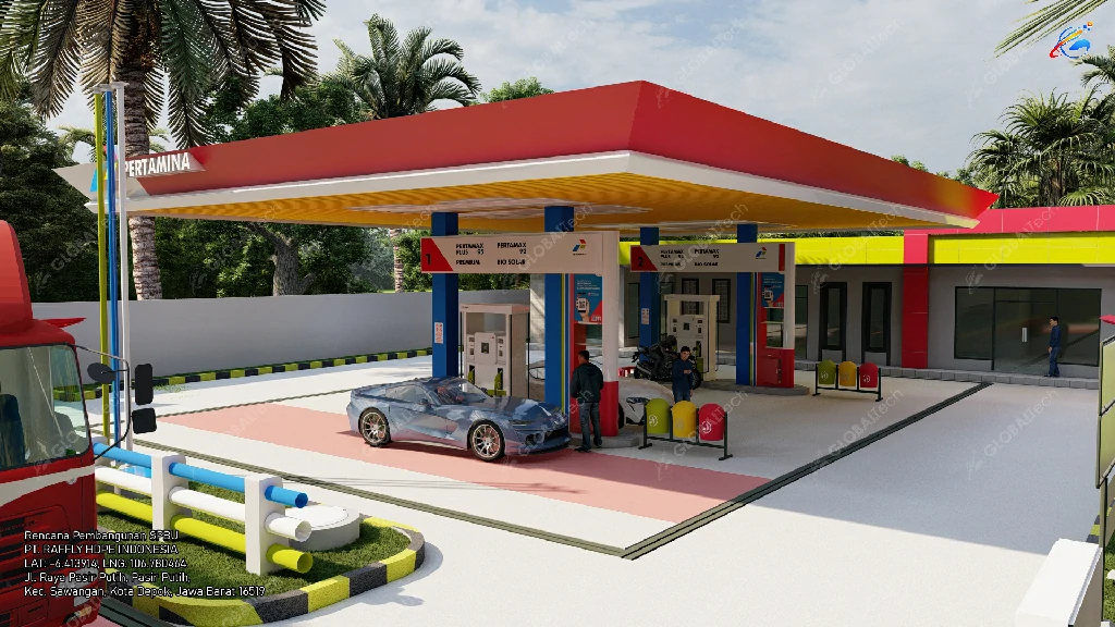Desain SPBU Pertamina - Gambar 3