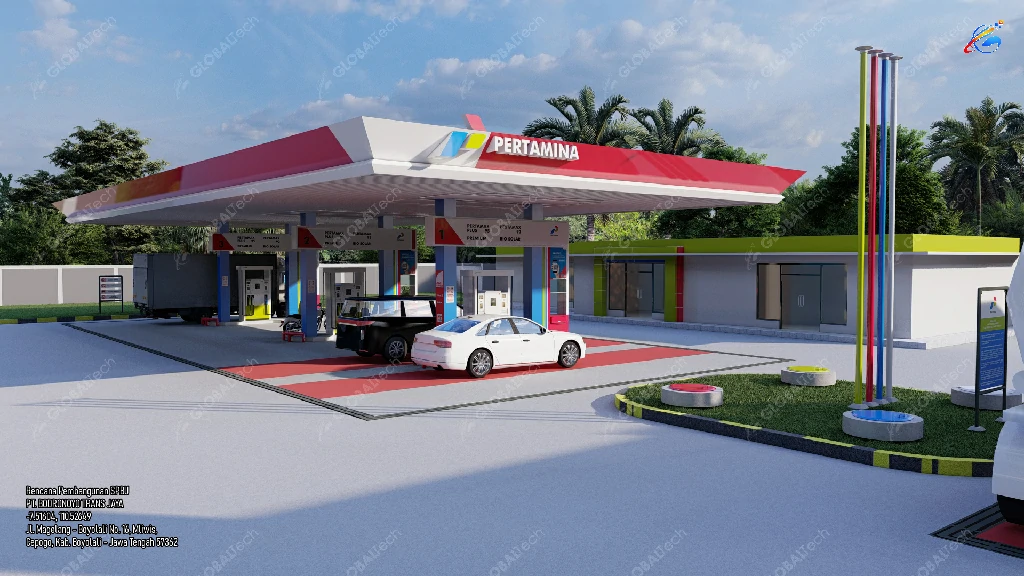 Desain SPBU Pertamina - Gambar 2