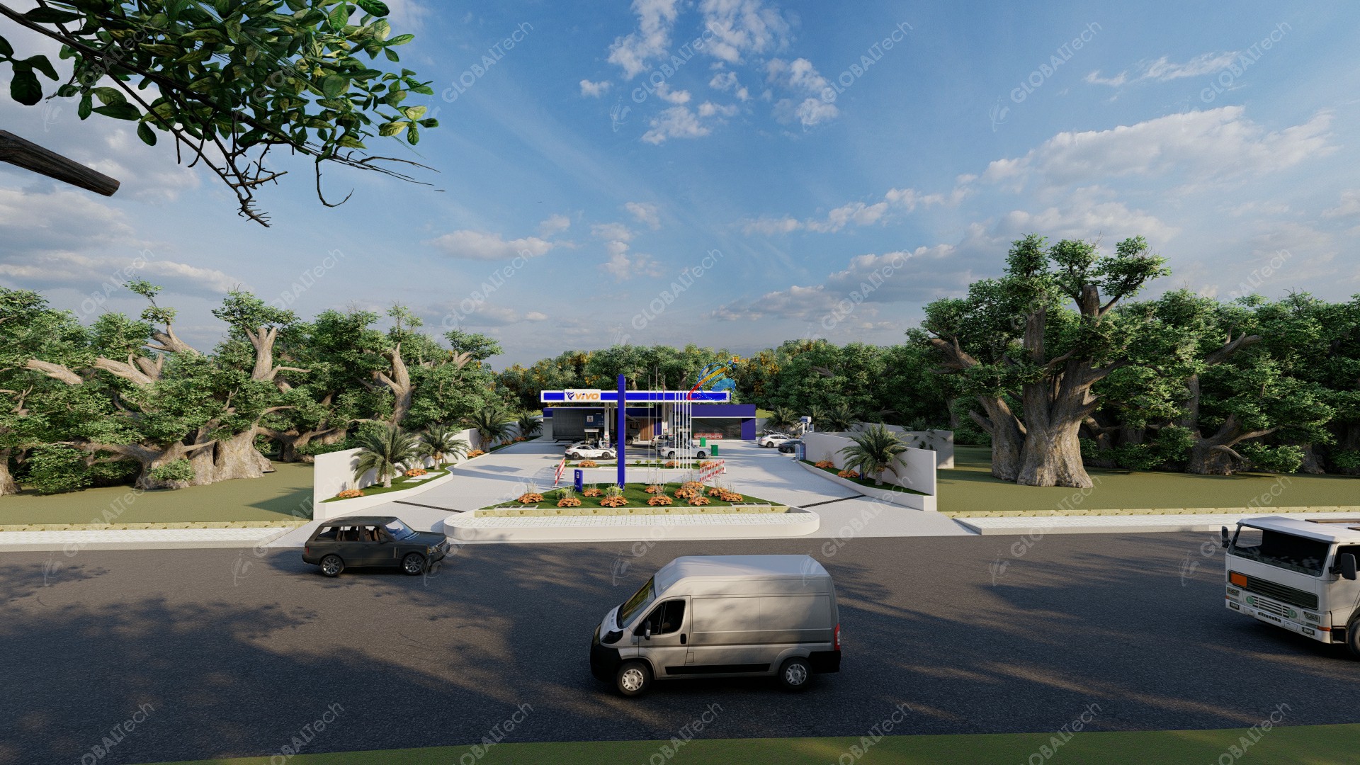 Desain SPBU VIVO - Gambar 2