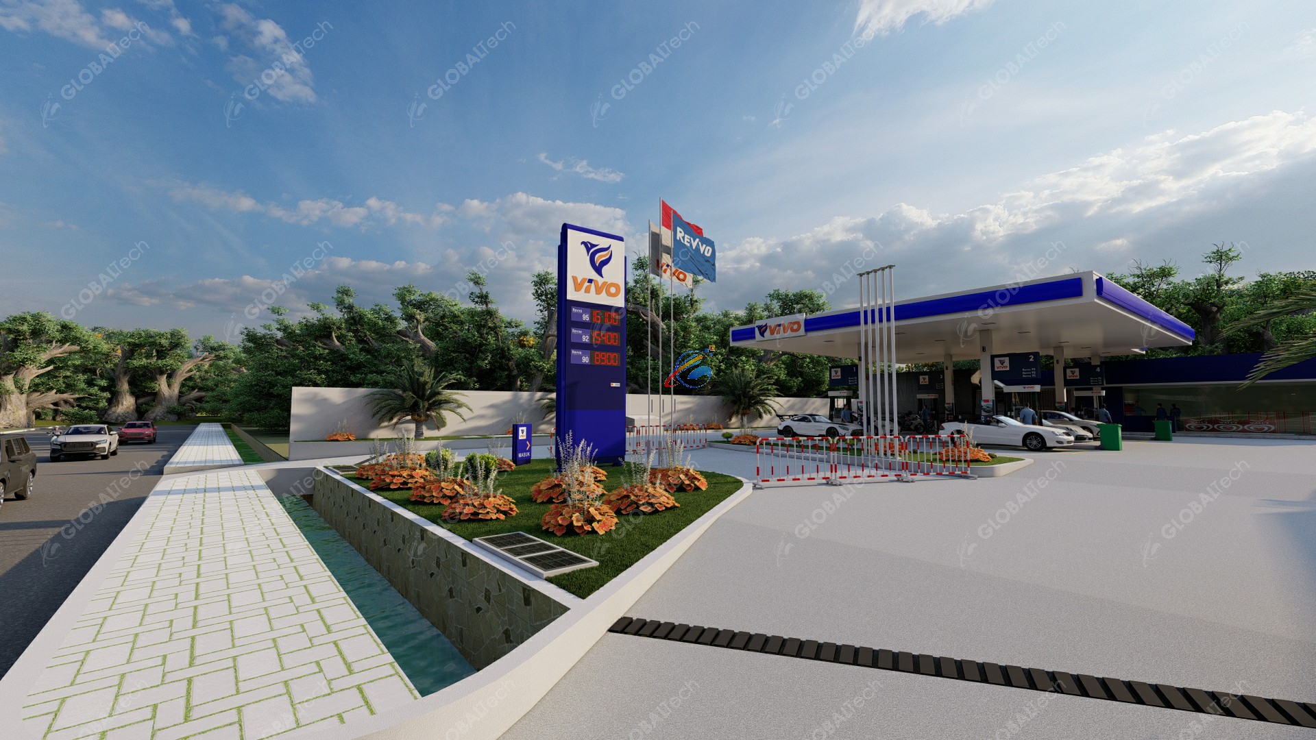 Desain SPBU VIVO - Gambar 3