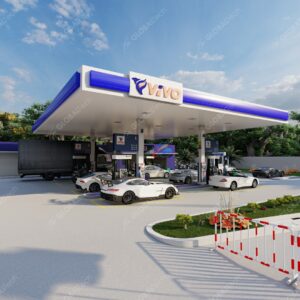 Desain SPBU VIVO