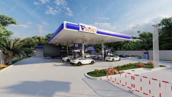 Desain SPBU VIVO